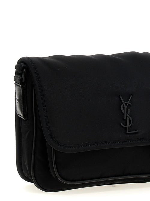 Saint Laurent Black Polyamide Crossbody Bag