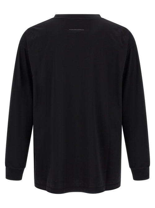 MM6 Maison Margiela Black Cotton T-Shirt