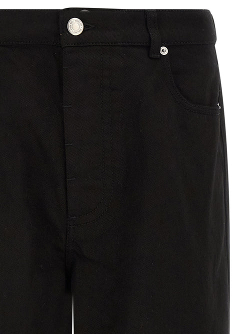 Ami Paris Black Cotton Relaxed Fit Jeans