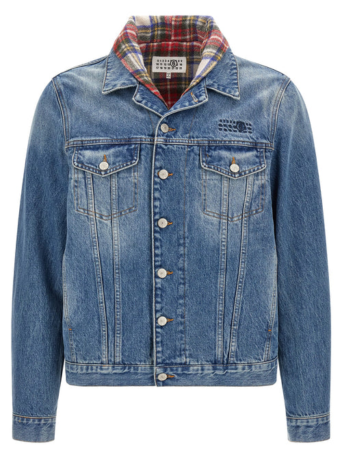 MM6 Maison Margiela Blue Cotton Denim Jacket
