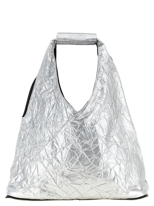 MM6 Maison Margiela Silver Polyethylene Tote Bag