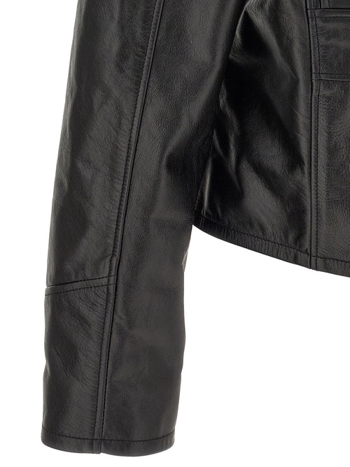 Amiri Black Calfskin Leather Jacket