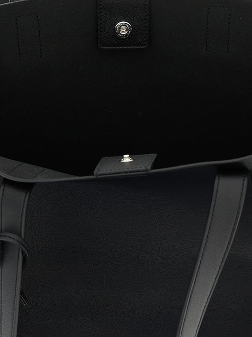 Saint Laurent Black Calfskin Tote Bag