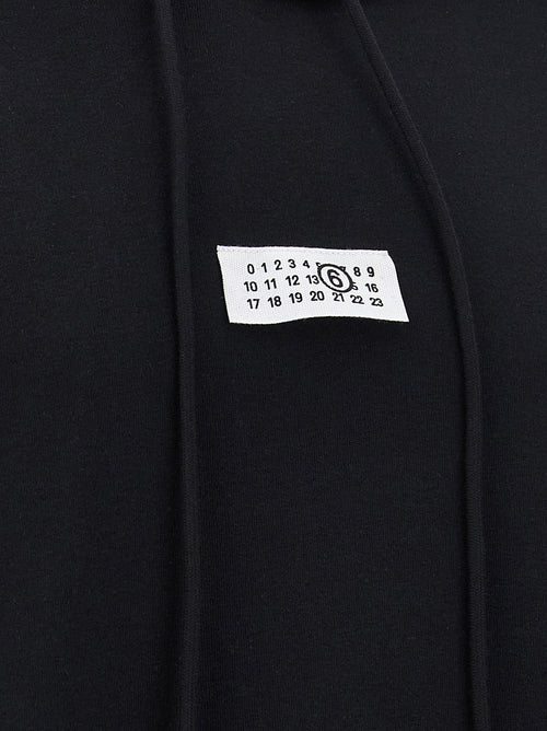 MM6 Maison Margiela Black Cotton Sweatshirt