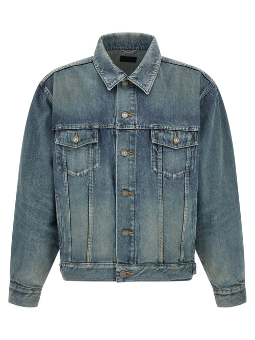 Saint Laurent Blue Cotton Denim Jacket