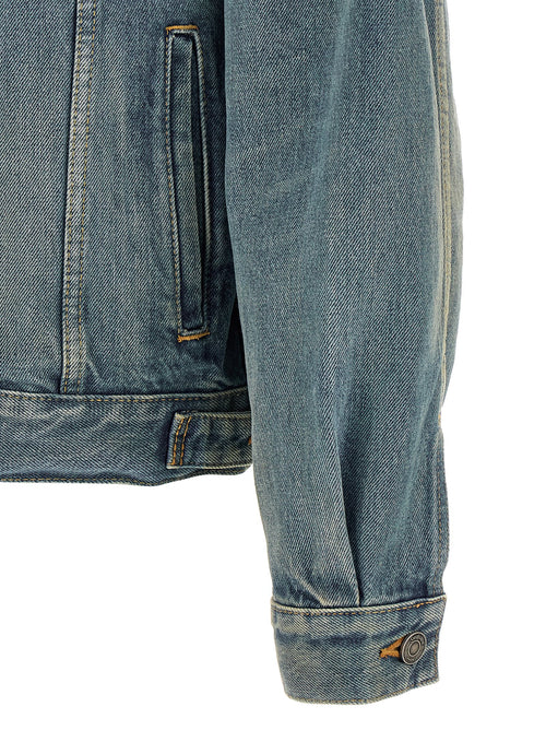 Saint Laurent Blue Cotton Denim Jacket