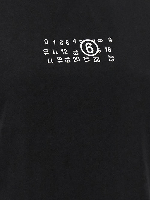 MM6 Maison Margiela Black Cotton T-Shirt