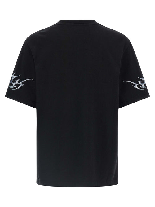 Casablanca Black Organic Cotton T-Shirt