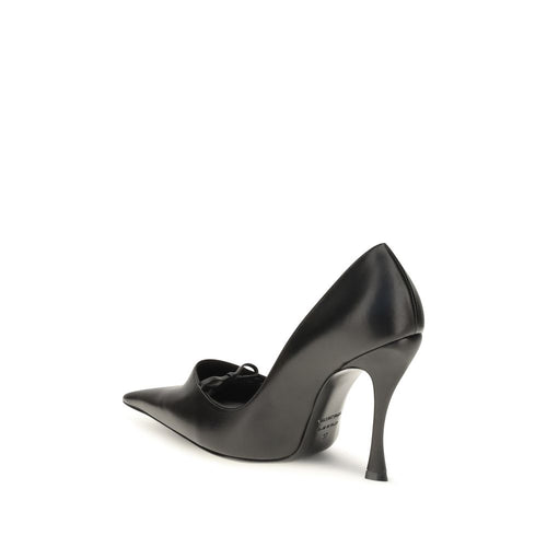 Balenciaga Black Lamb Ovis Aries High Heel Pumps
