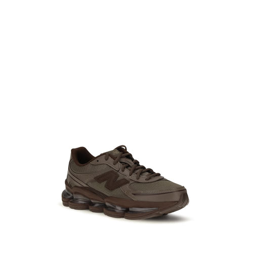New Balance Brown Polyester Athletic Sneakers