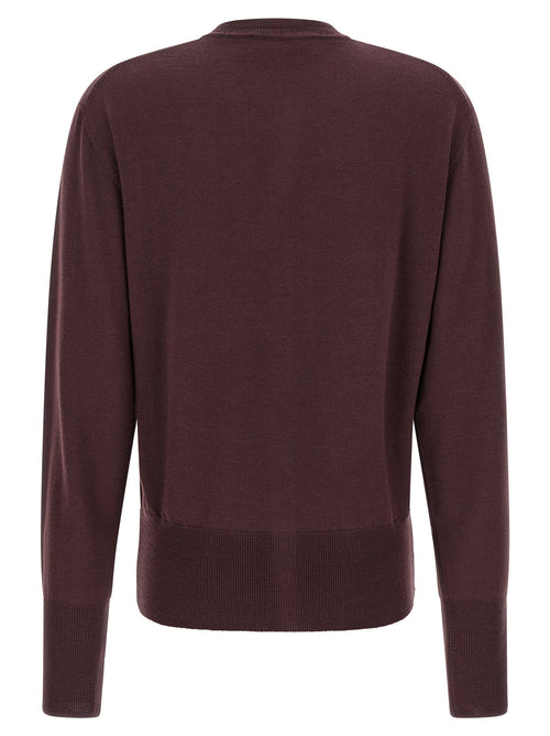 Vivienne Westwood Bordeaux Wool Cardigan