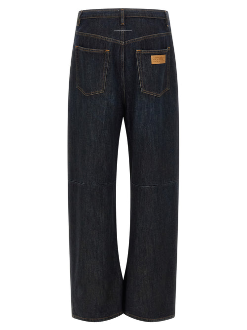 MM6 Maison Margiela Blue Cotton Jeans Denim