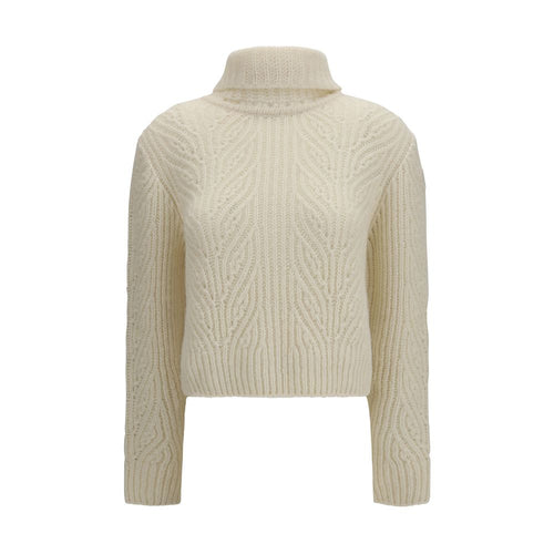 Moncler Beige Wool Oves Aries Turtleneck