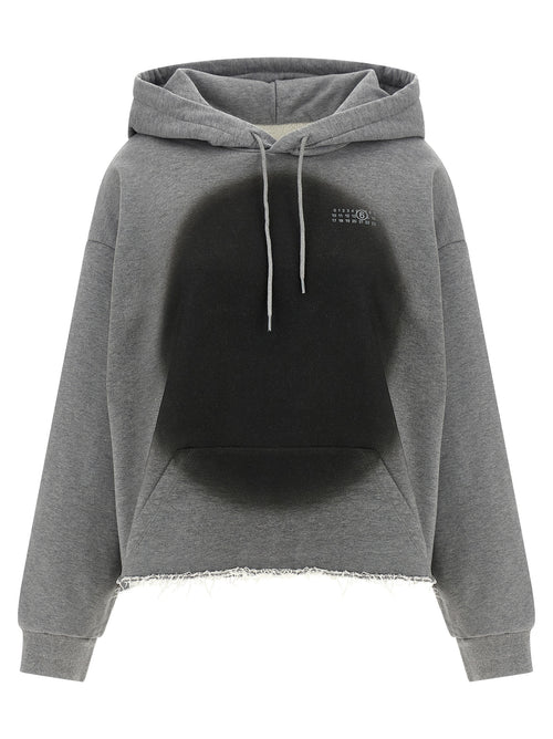 MM6 Maison Margiela Gray Cotton Sweatshirt