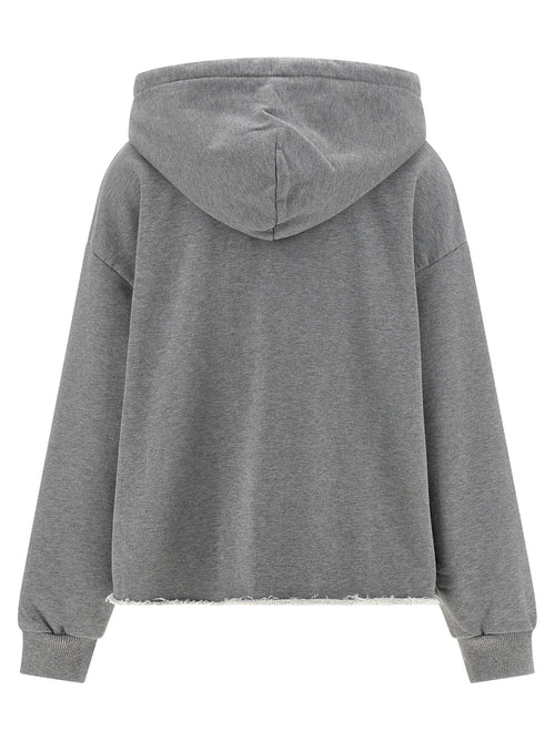 MM6 Maison Margiela Gray Cotton Sweatshirt
