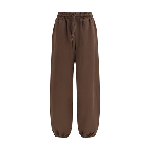 Palm Angels Brown Cotton Joggers (Workout Pants)