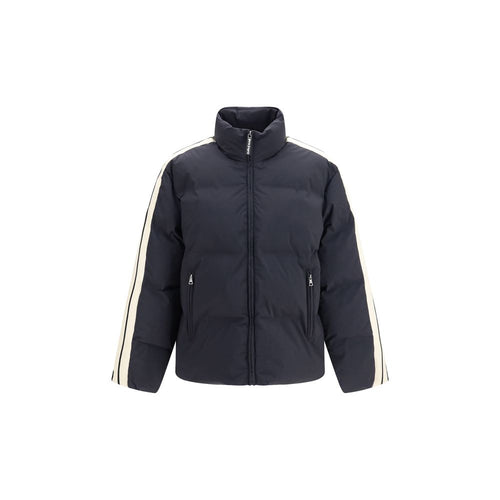 Palm Angels Black Polyamide Full-Length Jacket