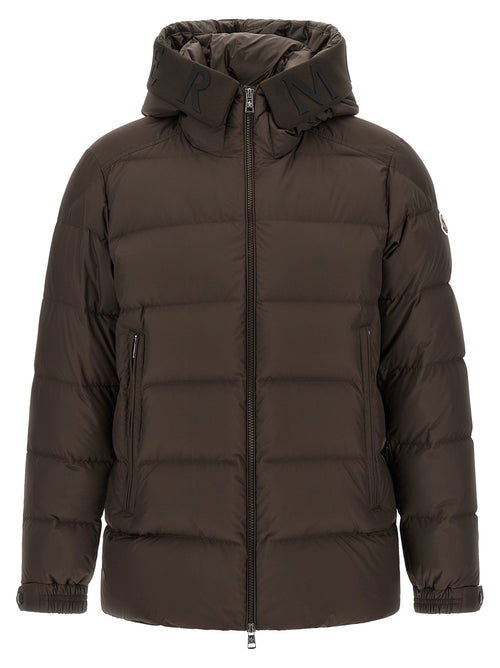 Moncler Brown Polyester Full-Length Jacket