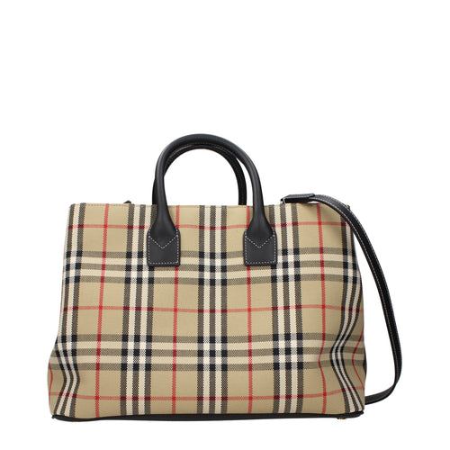 Burberry Beige Fabric Handbag