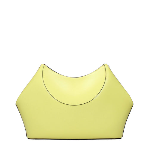 Givenchy Yellow Leather Clutch Bag