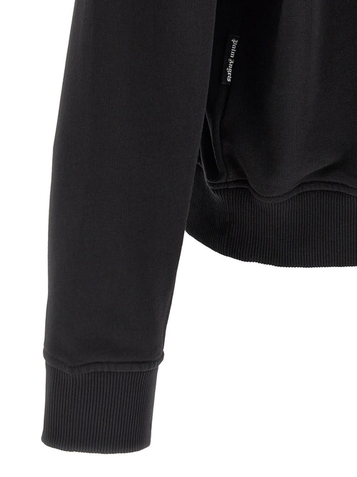 Palm Angels Black Cotton Sweatshirt