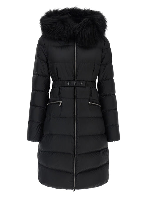 Moncler Black Polyamide Coat