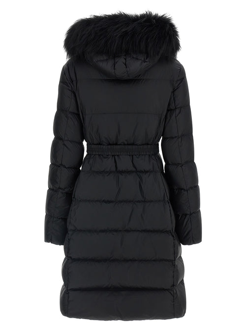 Moncler Black Polyamide Coat