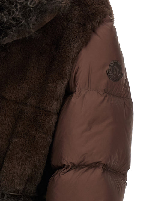 Moncler Brown Polyester Shell Jacket