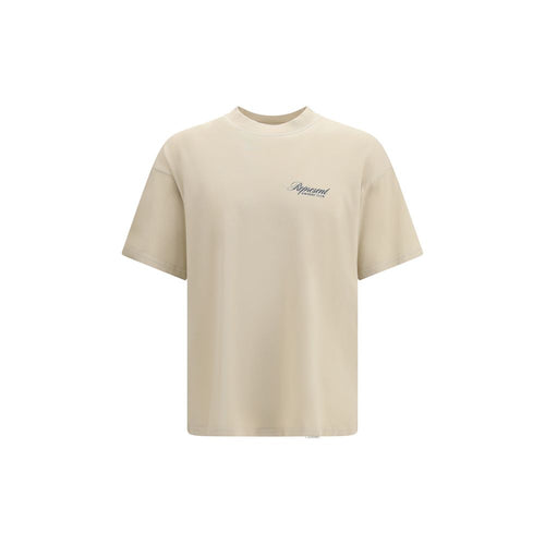 Represent Beige Cotton T-Shirt