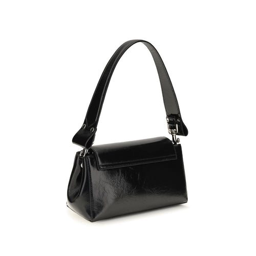 Vivienne Westwood Black Calf Leather Bos Taurus Shoulder Bag