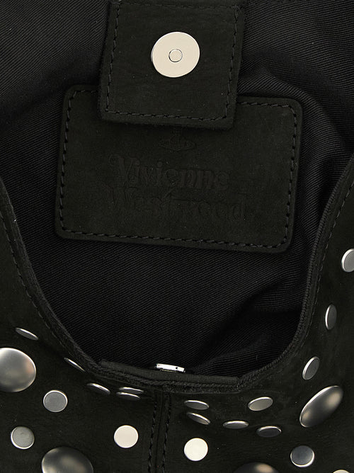 Vivienne Westwood Black Cowhide Shoulder Bag