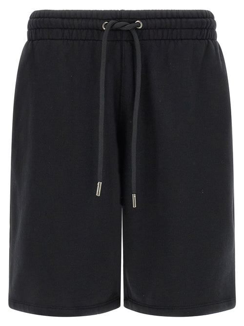 Off-White Black Cotton Bermuda Shorts