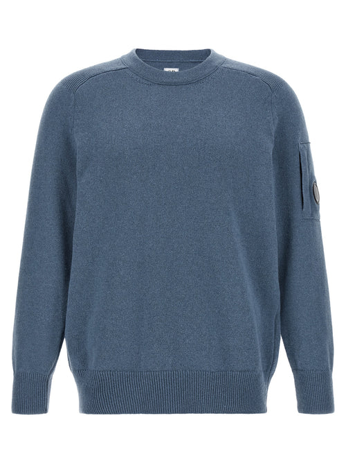 C.P. Company Blue Wool Cardigan