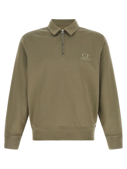 C.P. Company Gray Cotton Sweatshirt