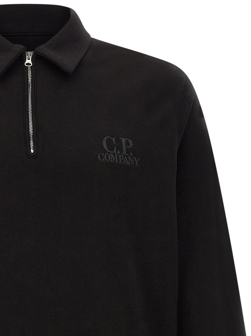 C.P. Company Black Cotton Sweatshirt