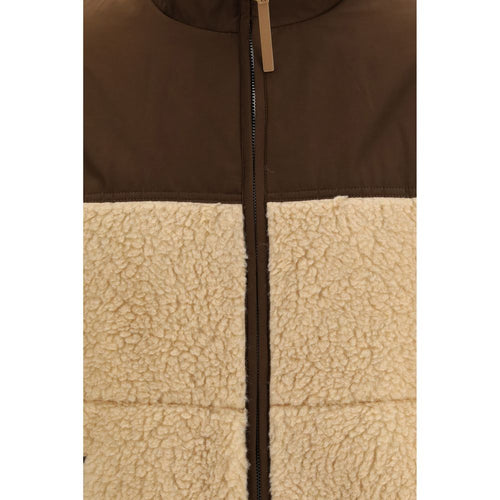 Ami Paris Beige Polyester Full-Length Jacket