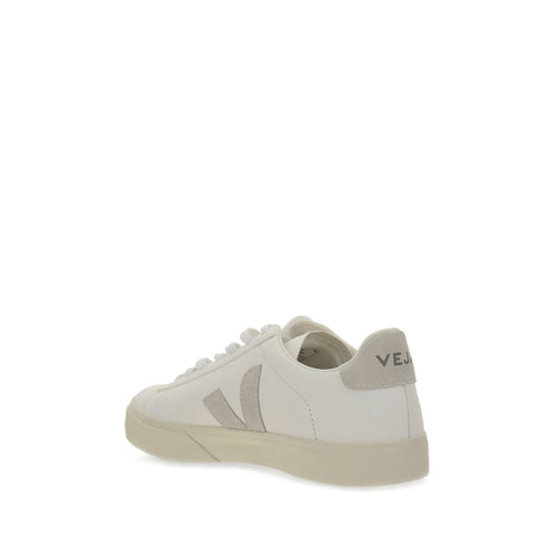 Veja White Calf Leather Bos Taurus Low Top Sneakers