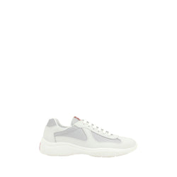 Prada White Polyamide Low Top Sneakers