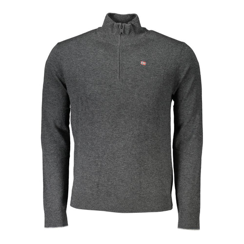 Napapijri Grigio Tessuto Men Sweater