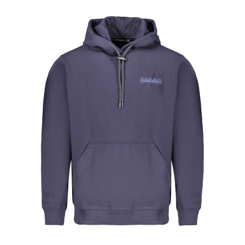 Napapijri Blue Cotton Men Sweater