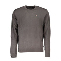 Napapijri Grigio Cotton Men Sweater