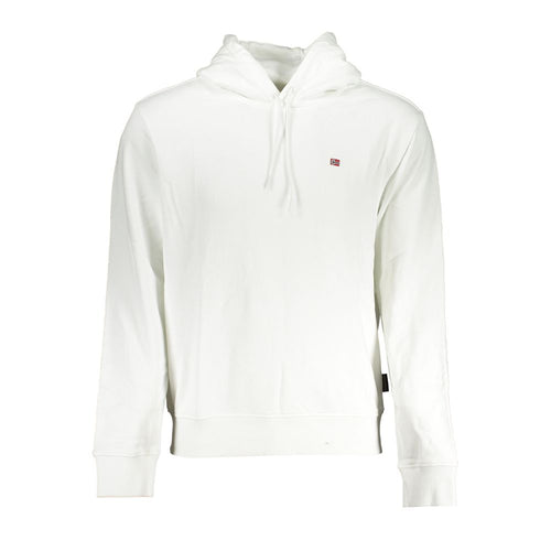 Napapijri White Cotton Men Sweater