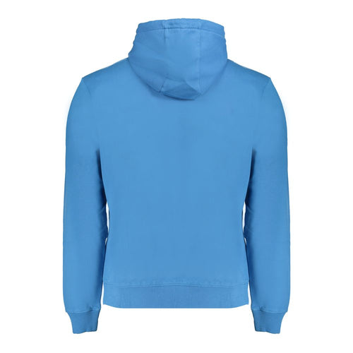 Napapijri Blue Cotton Men Sweatshirt