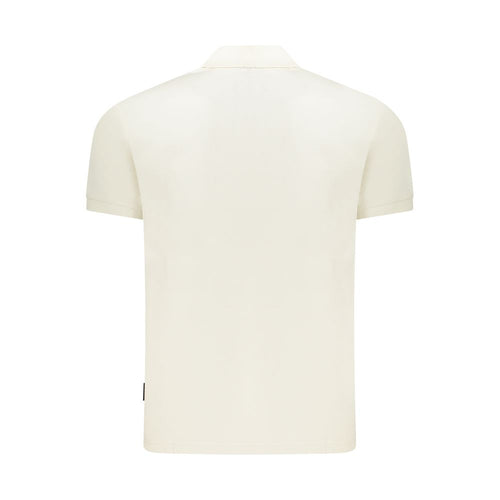 Napapijri White Cotton Men Polo
