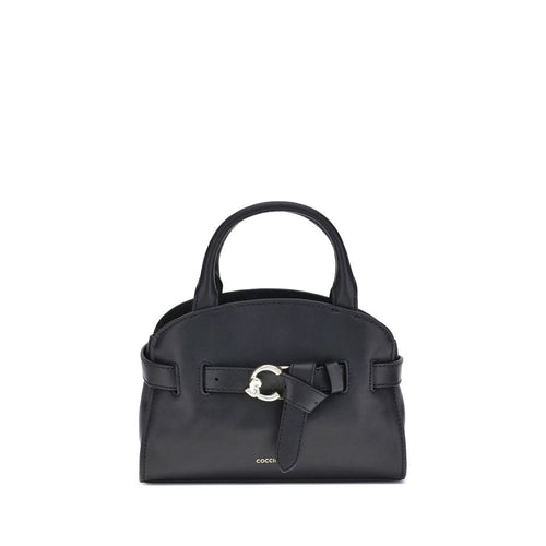 Coccinelle Black Calf Leather Bos Taurus Handbag