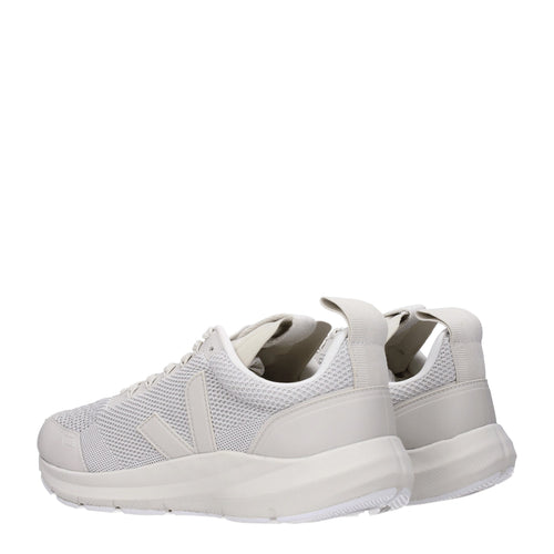 Veja Gray Fabric Athletic Sneakers