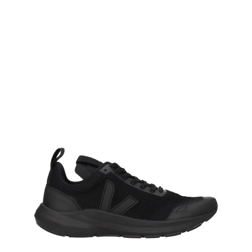 Veja Black Fabric Athletic Sneakers
