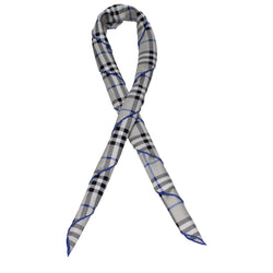 Burberry Gray Silk Foulard