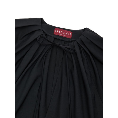 Gucci Black Wool Jumpsuit