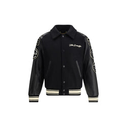 Golden Goose Black Wool Oves Aries Bomber
